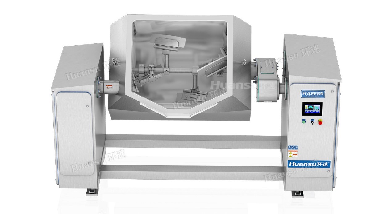 月餅餡料智能攪拌鍋，均勻攪拌，使用安全