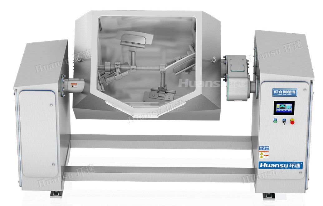 環(huán)速菜肴智能攪拌鍋，省時(shí)省力效率高